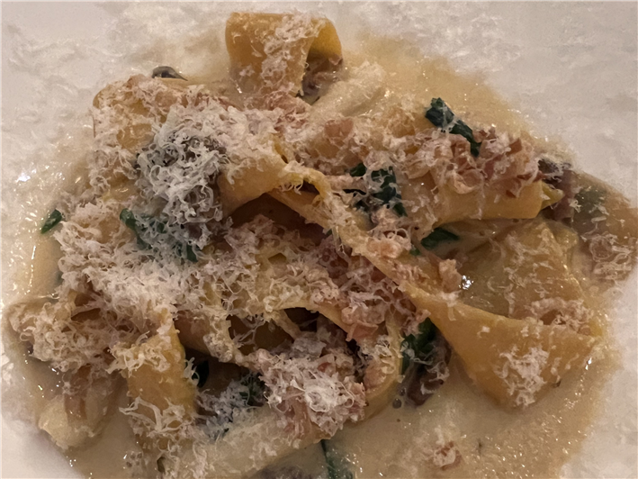 pappardelle with morels
